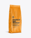 Matte Stand-up Bag Mockup