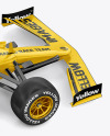 Formula-1 2020 Mockup - Half Side View (high-angle shot)