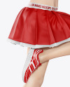 Jumping Cheerleader Girl Mockup