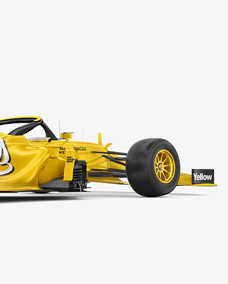 Formula-1 2020 Mockup - Back HalfSide View