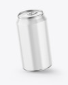 Metallic Drink Can w/ Glossy Finish Mockup