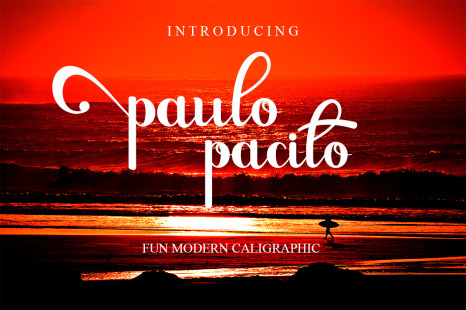 Paulo Pacito - Handwritten script font