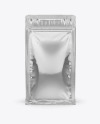 Metallic Coffee Bag with Zipper Mockup