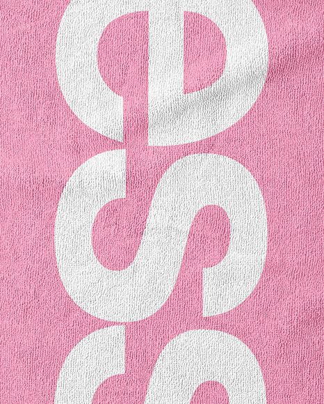 Microfibre Fitness Towel Mockup