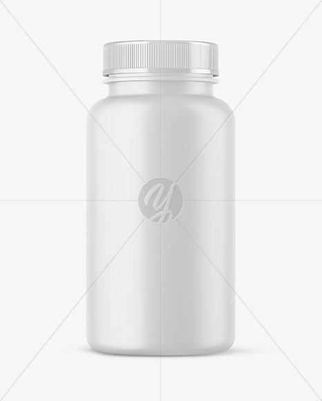 Matte Pills Bottle Mockup