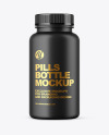 Matte Pills Bottle Mockup