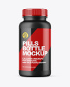 Matte Pills Bottle Mockup