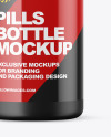 Matte Pills Bottle Mockup