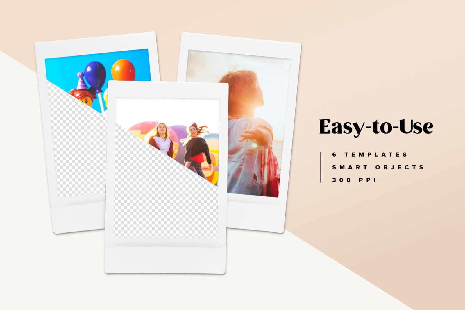 Polaroid Snapshot Picture Mock-up Templates