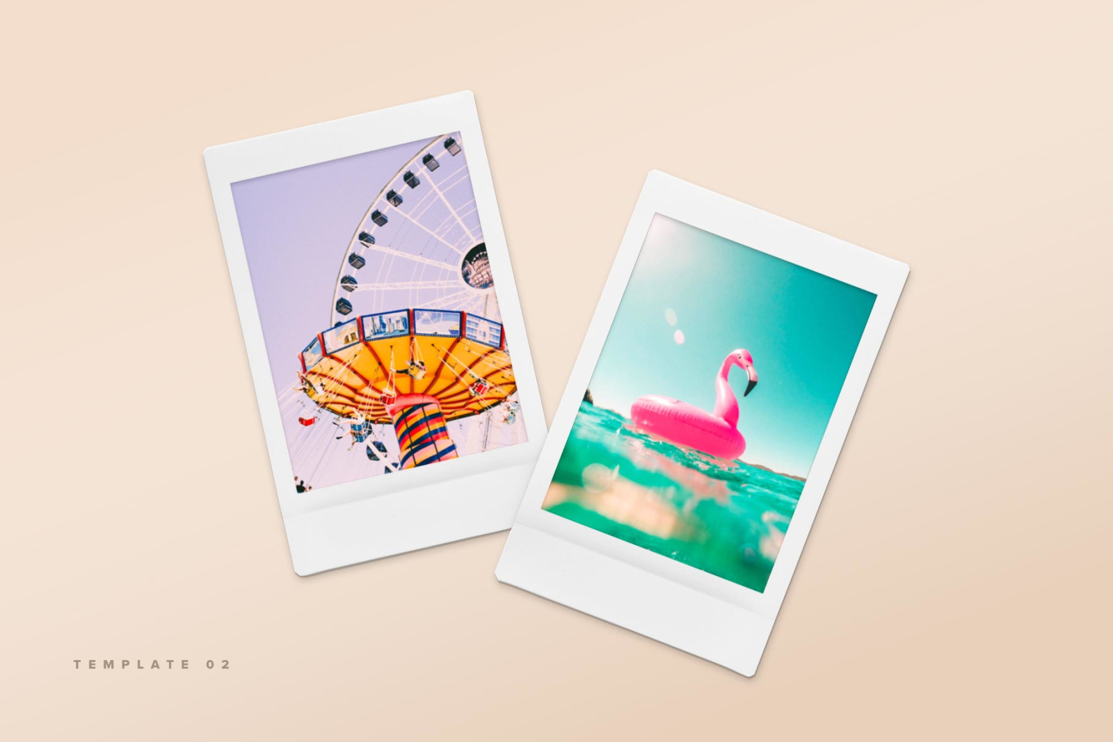 Polaroid Snapshot Picture Mock-up Templates