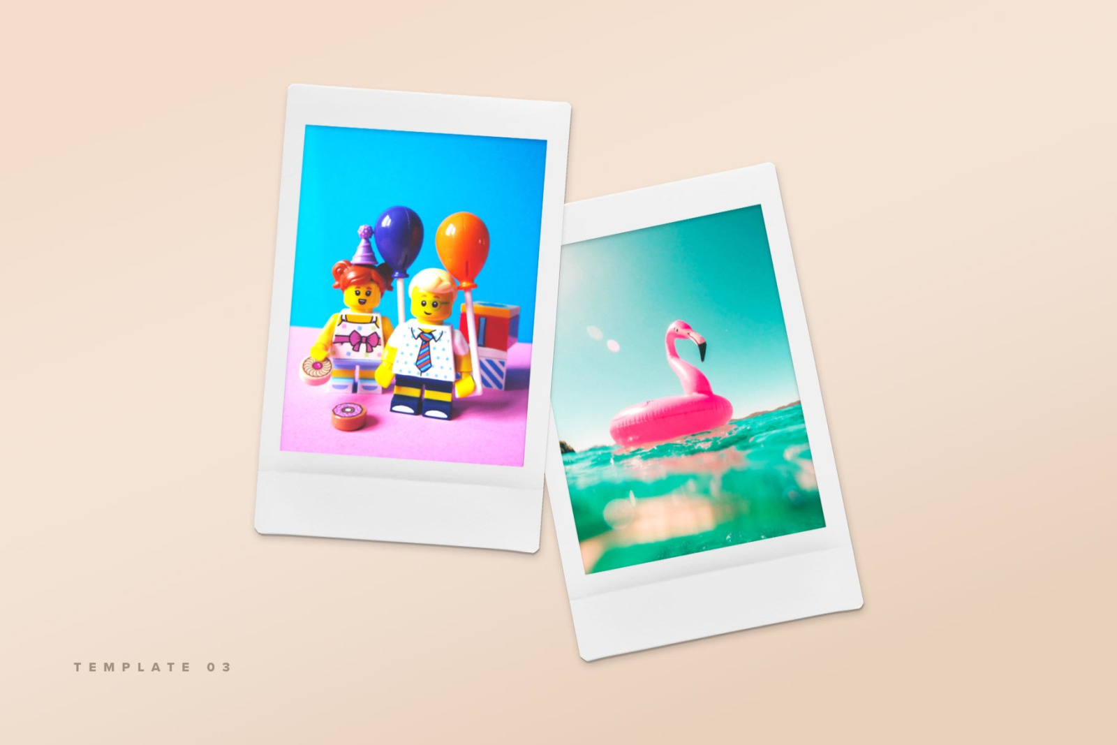 Polaroid Snapshot Picture Mock-up Templates