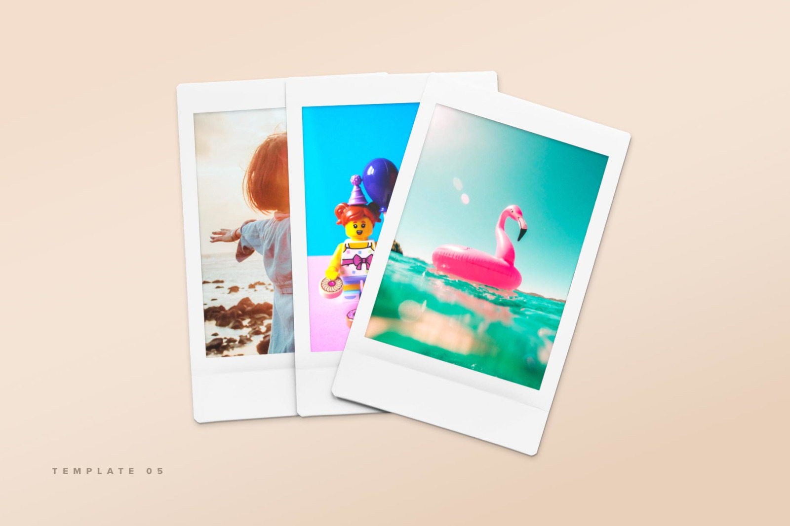 Polaroid Snapshot Picture Mock-up Templates