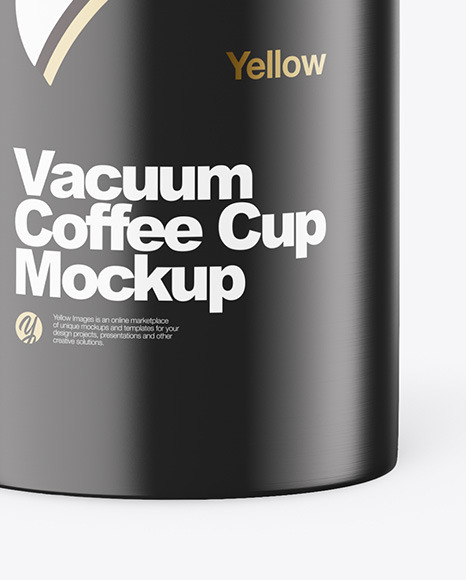 Matte Vacuum Coffee Cup Mockup