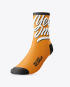 Sock Mockup - Half Side View