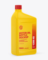 Motor Oil Bottle Mockup