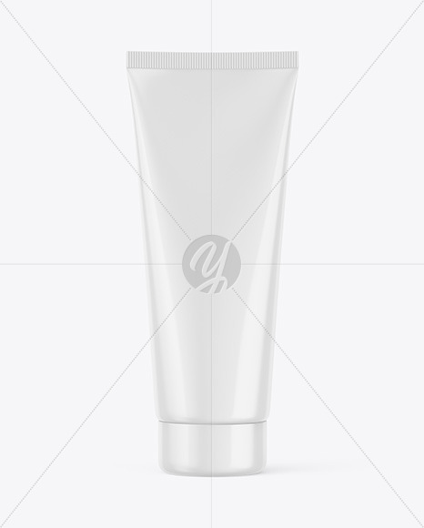 Glossy Cosmetic Tube Mockup