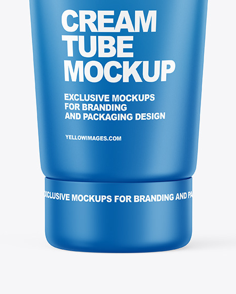 Matte Cosmetic Tube Mockup