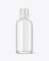 Clear Glass Bottle Mockup