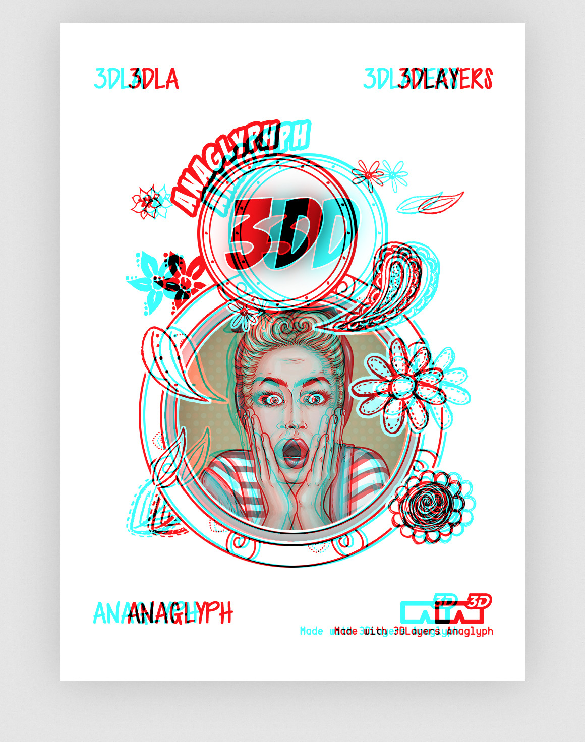 3D Layers Anaglyph