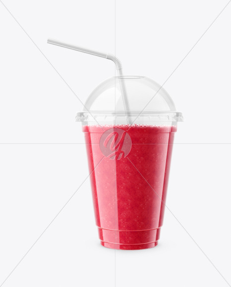 Berries Smoothie Cup with Straw