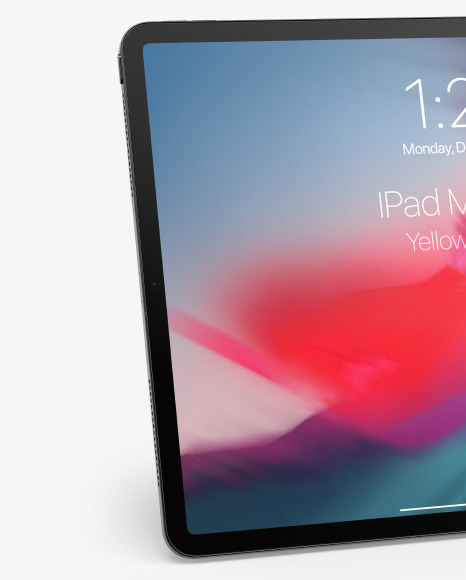 Apple iPad Pro 2018 12.9 Mockup