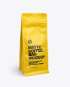 Matte Coffee Bag Mockup