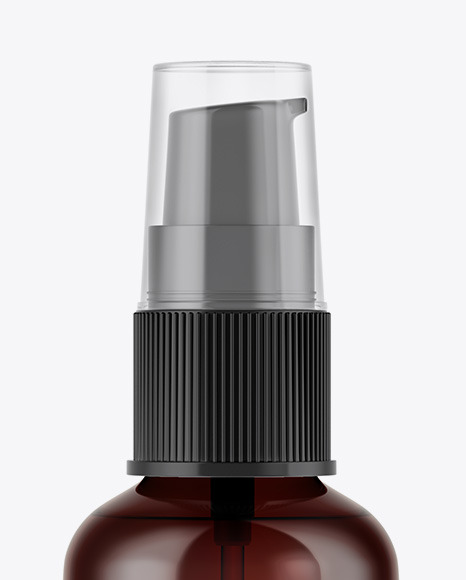 Amber Spray Bottle Mockup