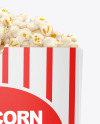 Popcorn Bag Mockup - Front View