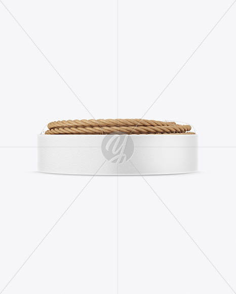 Twisted Sisal Rope Package Mockup - Front View