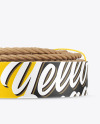 Twisted Sisal Rope Package Mockup - Front View