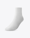 Sock Mockup - Half Side View