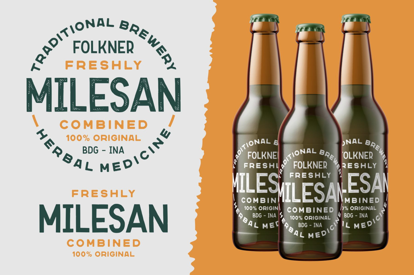 Folkner - Vintage Typeface Folkner - Vintage Typeface