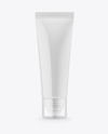 Glossy Cosmetic Tube With Ball Mockup