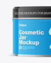 Glossy Cosmetic Jar Mockup Glossy Cosmetic Jar Mockup