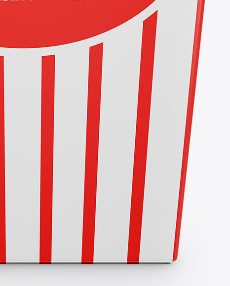 Popcorn Bag Mockup - Front View