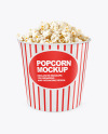 Popcorn Bucket Mockup