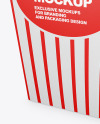 Popcorn Bag Mockup - Half Side View