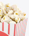 Popcorn Bag Mockup - Half Side View