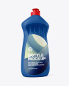 Washing-up Liquid Glossy Bottle Mockup