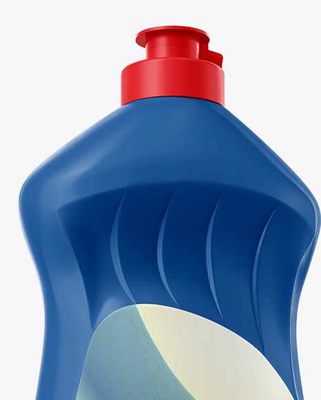 Washing-up Liquid Glossy Bottle Mockup