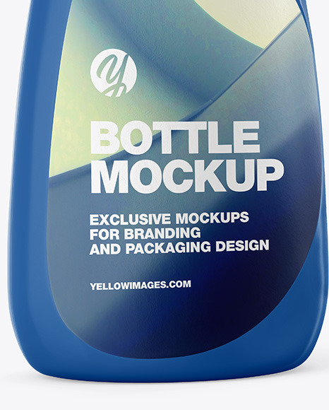 Washing-up Liquid Glossy Bottle Mockup