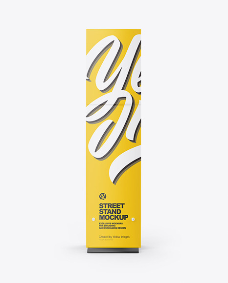 Stand With Poster Mockup