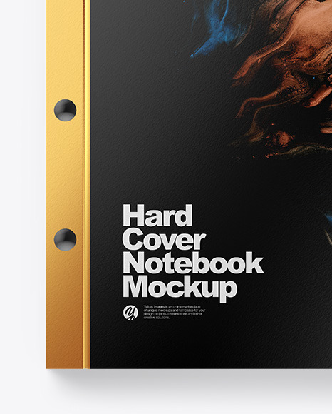 Hard Cover Notebook Mockup