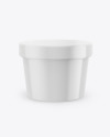 Glossy Cosmetic Cream Jar Mockup