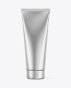 Metallic Cosmetic Tube Mockup