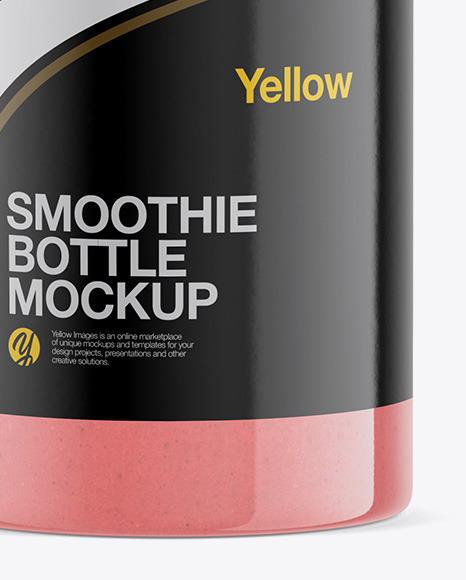 Smoothie Bottle Mockup