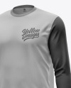 Men's Jersey With Long Sleeve Mockup