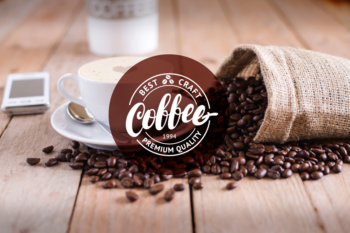 9 Letttering Vintage Coffee Logos