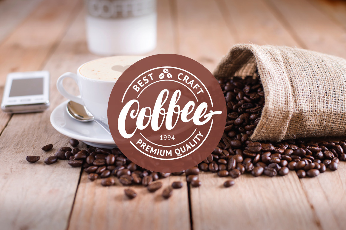 9 Letttering Vintage Coffee Logos