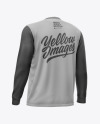 Men's Jersey With Long Sleeve Mockup